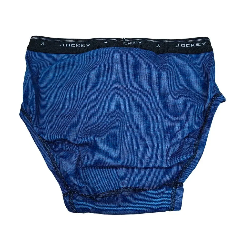 Vintage Jockey Classic Brief Blue Micro Stripe Mens 34